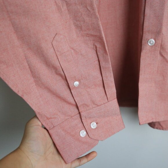 NWT The Men's Bloomingdale's Brick Button Down Stretch Fabric Size XXL - Picture 6 of 8